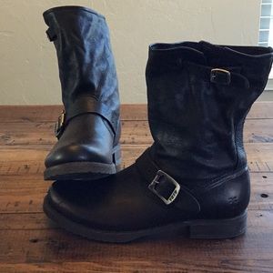 Black Frye Veronica Short Boot